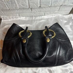 2007 Kenneth Cole Black Leather Women's Bag W/ Dust Bag and Original tags $238